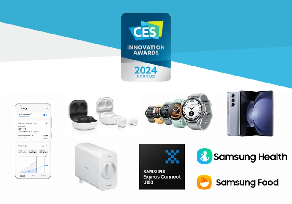 Πολλαπλές διακρίσεις προϊόντων Samsung στο CES Innovation Awards 2024